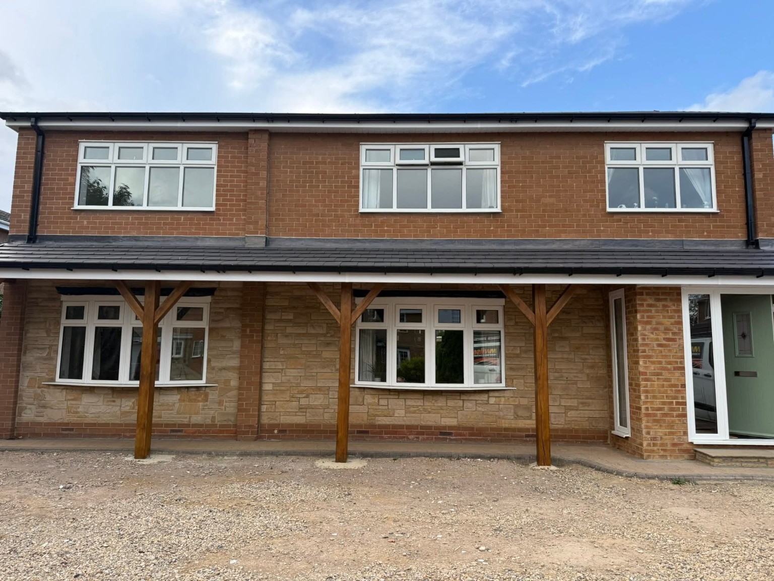M Wilson Roofing Contractors - Full property roofing view